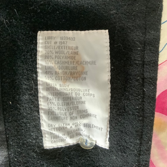 London Fog trench wool coat - Picture 4 of 7